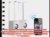 Pixnor Wireless Bluetooth Colorful LED Fountain Dancing Water Mini Speakers for iPhone /iPad