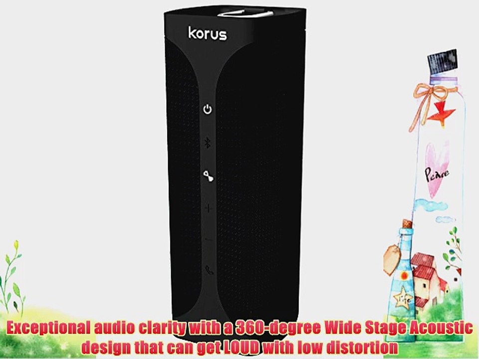 Korus Audio M20 Bluetooth and SKAA Speaker (Black)