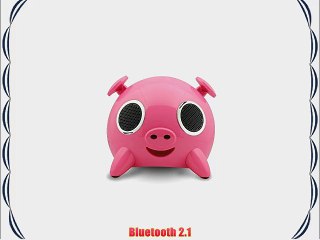 Amethyst Innovations A1-BT7120PK Bluetooth Pig Speaker (Pink)