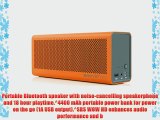 Braven 805 Wireless HD Bluetooth Speaker - Retail Packaging - Orange/Gray
