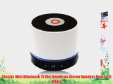 Classic Mini Bluetooth Tf Slot Handfree Stereo Speaker Beats 4.0 White