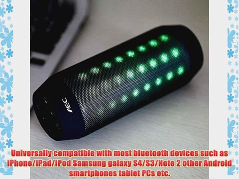 Andoer AEC Bluetooth Stereo Speaker Bass Subwoofer with MIC Support TF FM Line in Handsfree