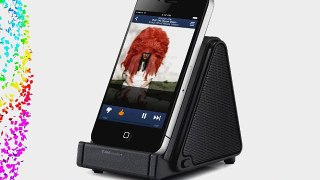 FAVI Water Resistant Indoor/Outdoor Wireless Speaker for iPod Touch and iPhone Black