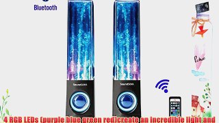SoundSOUL Fountain Dancing Bluetooth Speakers Black