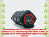 SINOBAND? S400 Waterproof Dustproof and Shockproof Portable Stereo Power Bank Bluetooth Speaker