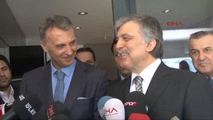 Abdullah Gül Vodafone Arena'yı Gezdi 2-