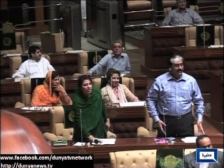 Dunya News - Brouhaha in Sindh Assembly as MPAs try to table resolution against Altaf