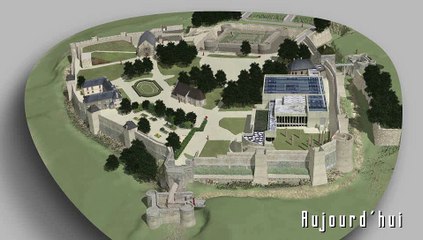 Château de Caen-Donjon Animation 3D