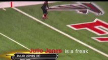 (Super Slow-mo) Julio Jones FILTHY pre game catch