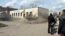 Russia's deployment of amphibious vehicles - 20140416 - Luhansk - Luhansk City - BMD-2