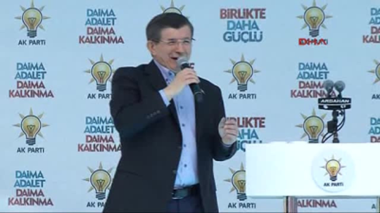 Ardahan Başbakan Davutoğlu Ardahan Mitinginde Konuştu-1