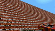 MINECRAFT: 100,000 Erupting TNT Explosion  | Minecraft biggest TNT explosion ever 2014 ( HD )