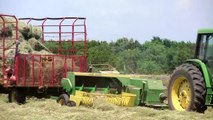 Rolling Oaks Farm - Hay Baling on June 19, 2013