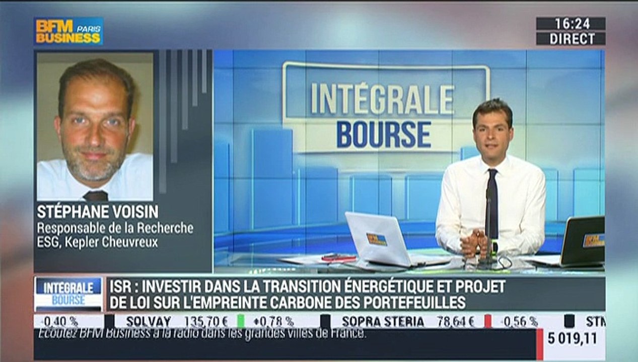 Quel rôle les investisseurs privés jouent-ils dans le financement de la transition énergétique ?: Stéphane Voisin - 05/05