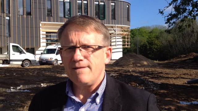 Le chantier de l'hôtel communautaire