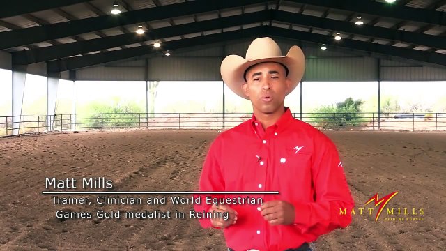Matt Mills Reining ' How to Teach Your Horse How to Spin Step 1 '