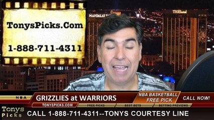 NBA Playoff Free Pick Game 2 Golden St Warriors vs. Memphis Grizzlies Odds Prediction Preview 5-5-2015