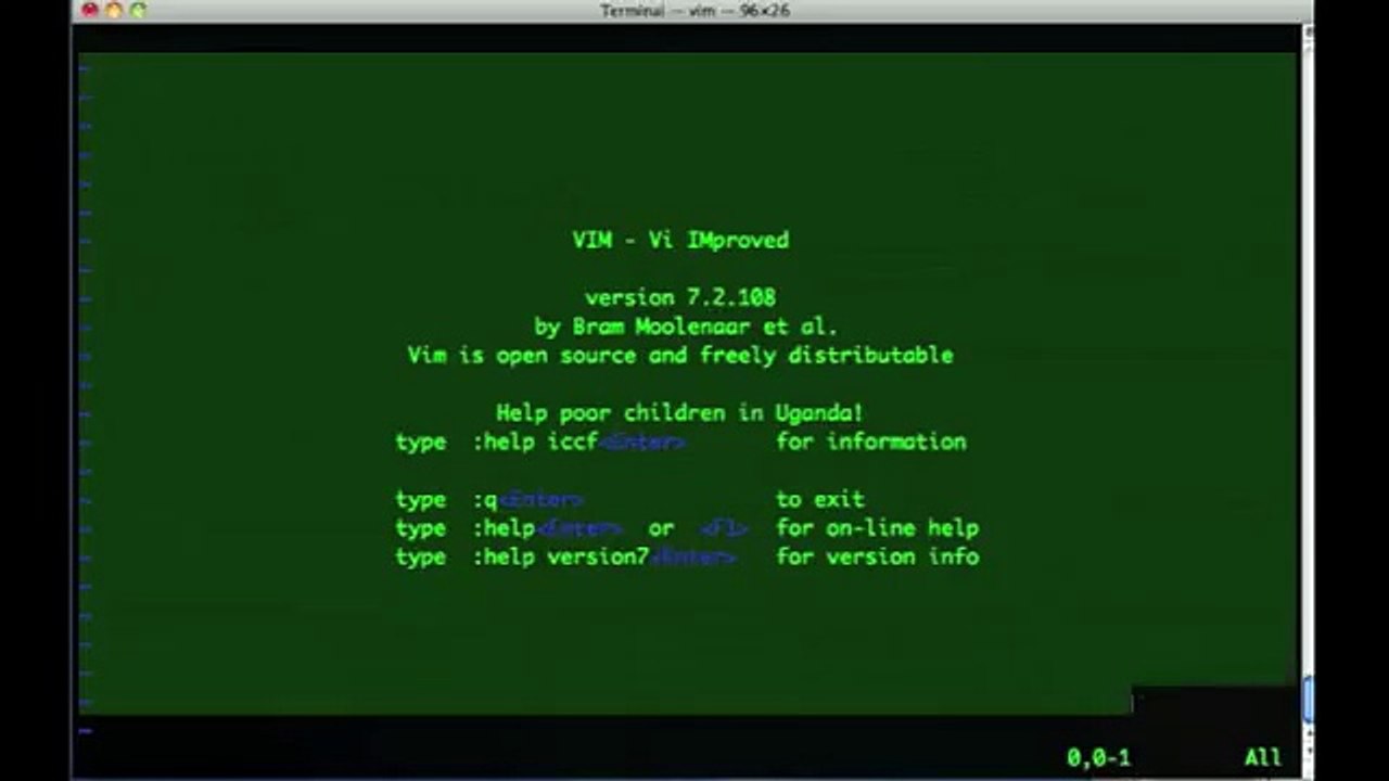 The vi/vim editor - Lesson 1