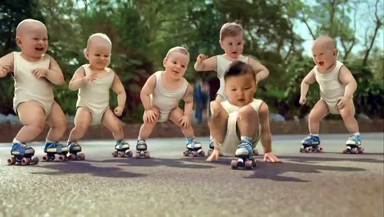 Evian Roller Babies - TV Ad Commercial