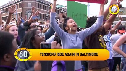 In 60 Seconds: Tensions rise again in Baltimore