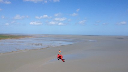 Exercice de l'opération Archange au Mont