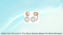 Kacey K 12mm Pearl and 14k Green Gold Ball Two-Piece Stud Earrings Review