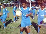 escuela del fútbol para niños entrenamiento control  bola