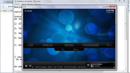 Tutoriel TV Française en live et films ou séries avec Kodi