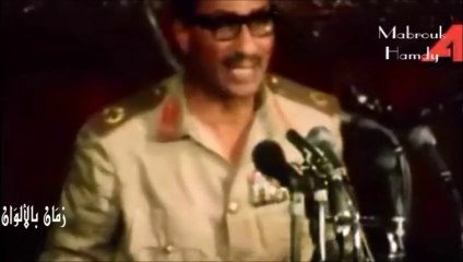 خطاب النصر الشهير لكن بالألوان 16 اكتوبر 1973