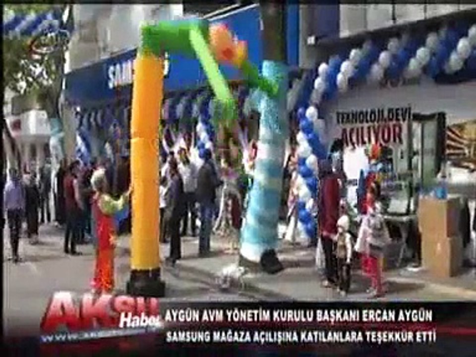 Ercan Aygün Samsung Mağaza Açılışına Katılanlara Teşekkür Etti. Ak Parti Grup Başkanvekili Mahir Ünal