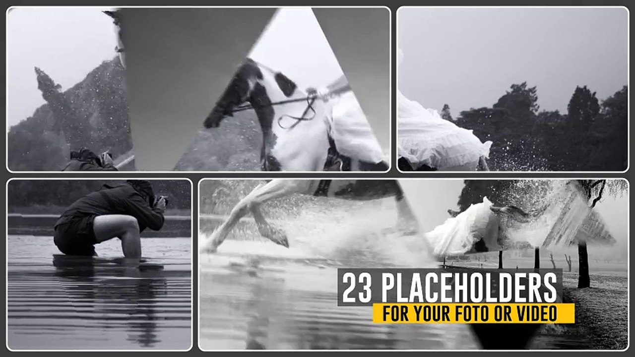 After Effects Project Files - Rectangle Slideshow - VideoHive 9617776