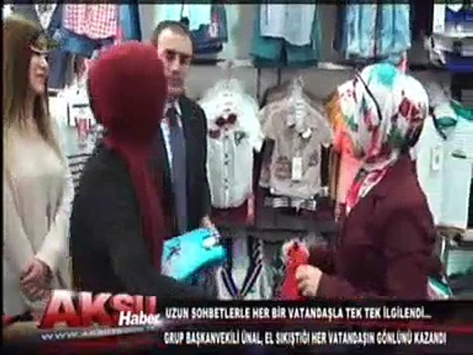 Grup Başkanvekili Mahir Ünal,  Kahramanmaraş Caddelerinde Esnaf Gezisinde
