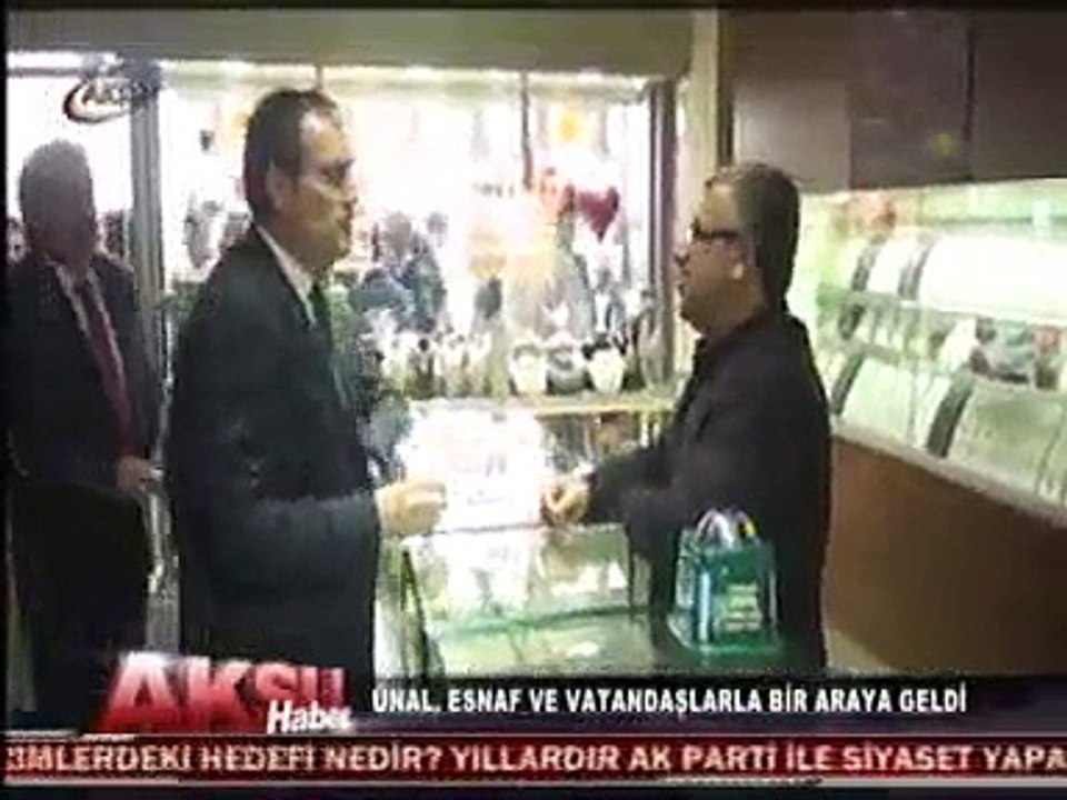 Elbistan'da Esnaf Gezisi Ak Parti Grup Başkanvekili  Kahramanmaraş Milletvekili Mahir Ünal