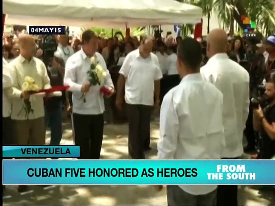 From the South - Cuban Five Hailed as Heroes in Venezuela