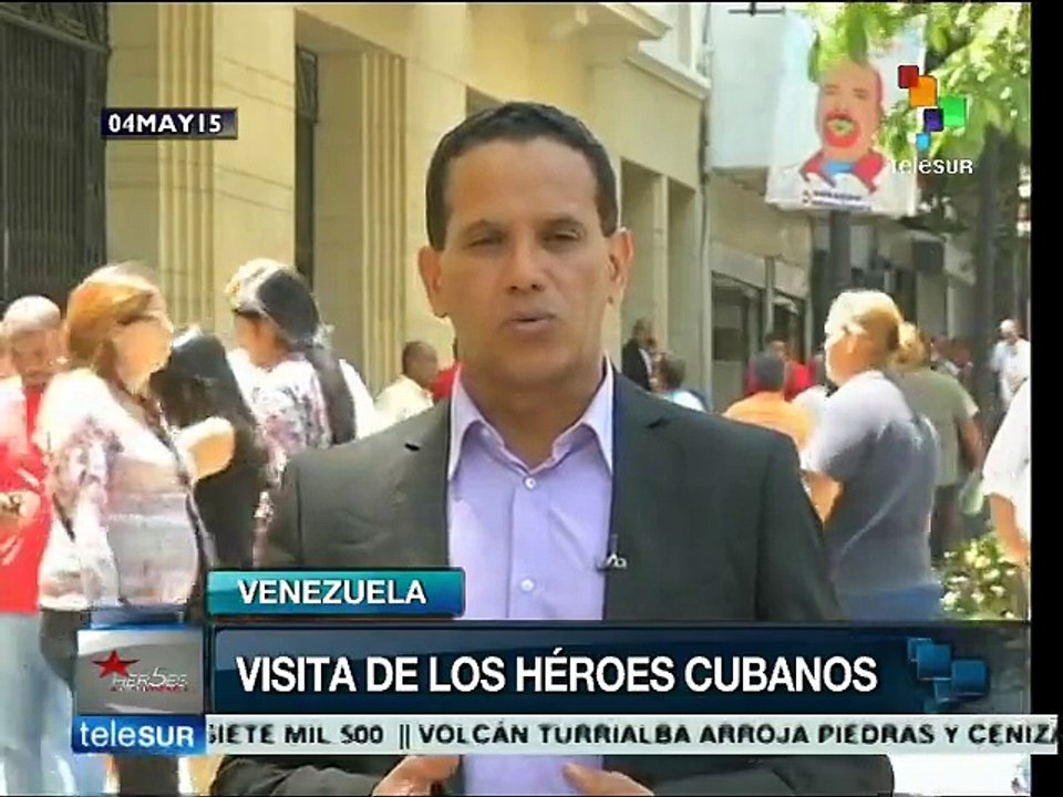 Los cinco héroes cubanos y su estancia en Caracas