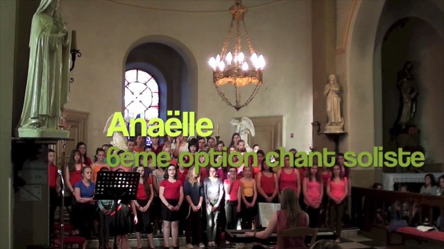 (école en choeur) Académie de Dijon (Nièvre)Collèges le Rimorin (Dornes) et collège Les Amognes (Saint Benin d'Azy)