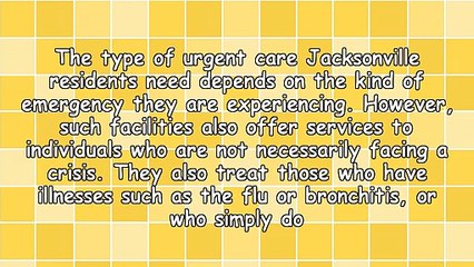 It Is Not Difficult To Find The Urgent Care Jacksonville Residents Need