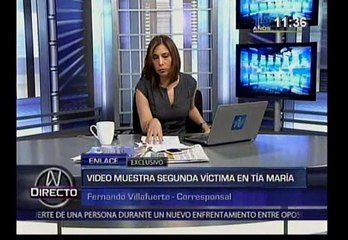 Tía María: los minutos previos a muerte de manifestante [VIDEO]