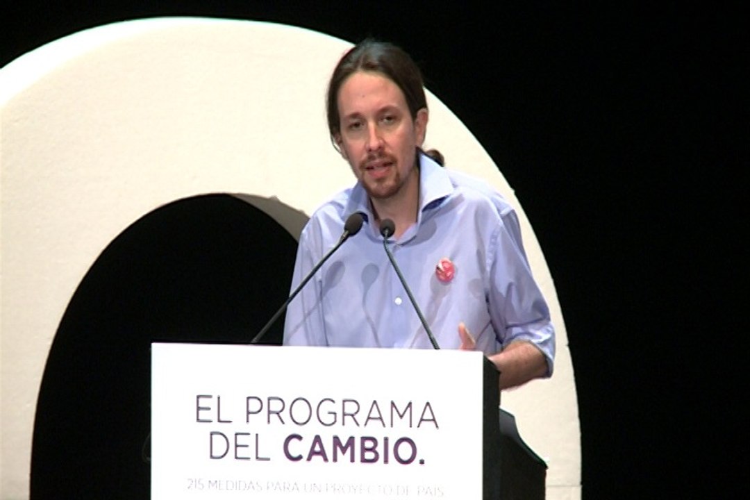 Pablo Iglesias desgrana el programa de Podemos