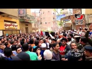 جنازة عسكرية لأحد شهداء «تفجيرات سيناء» بالمحلة