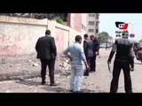 آثار انفجار قنبلتين بمحيط قسم إمبابة