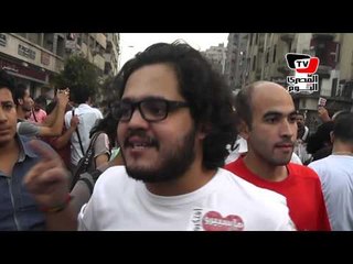 متظاهر: احنا مش عايشين في غابة ويجب محاكمة المسؤولين عن أحداث ماسبيرو