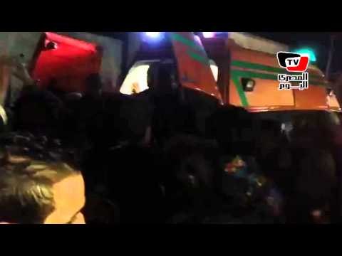 جنازة أحد ضحايا الأتوبيس المدرسي