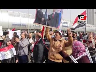 رقص وزغاريد بمطار القاهرة في استقبال «بوتين»