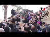 لحظة سقوط سور «الحصري» أثناء تشييع جثمان فاتن حمامة