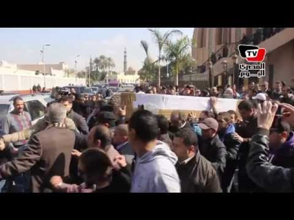 تشيييع جثمان محمد حسن رمزي وسط غياب نجوم الفن والسقا وحسين فهمي أبرز الحضور