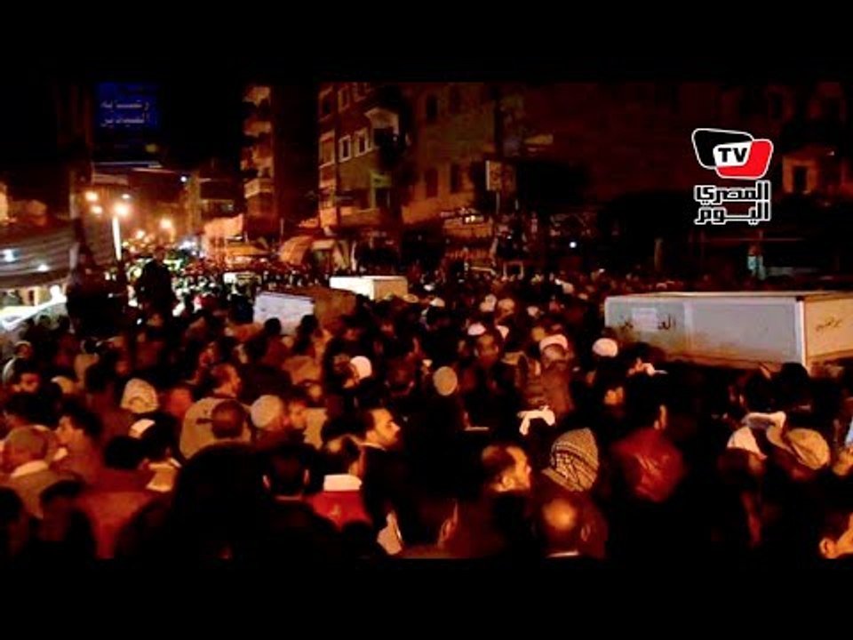 تشييع جثامين ضحايا مركب البحر الأحمر في المطرية