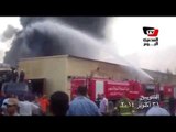 «الحماية المدنية » تسيطر على حريق مجمع الزيوت بالسويس
