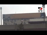 آثار الحريق بمحطة كهرباء شمال القاهرة