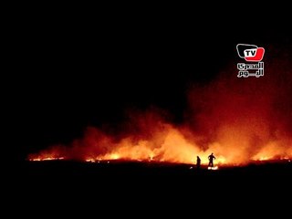 مواطنون يستغلون إجاز العيد لحرق قش الأرز